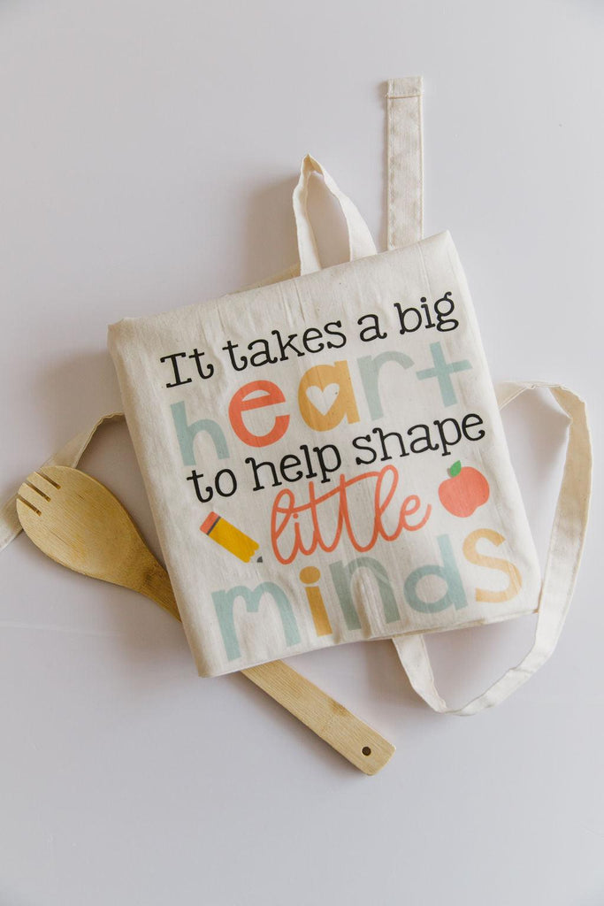 Apron - "It takes a big Heart"-apron-Ma Petite