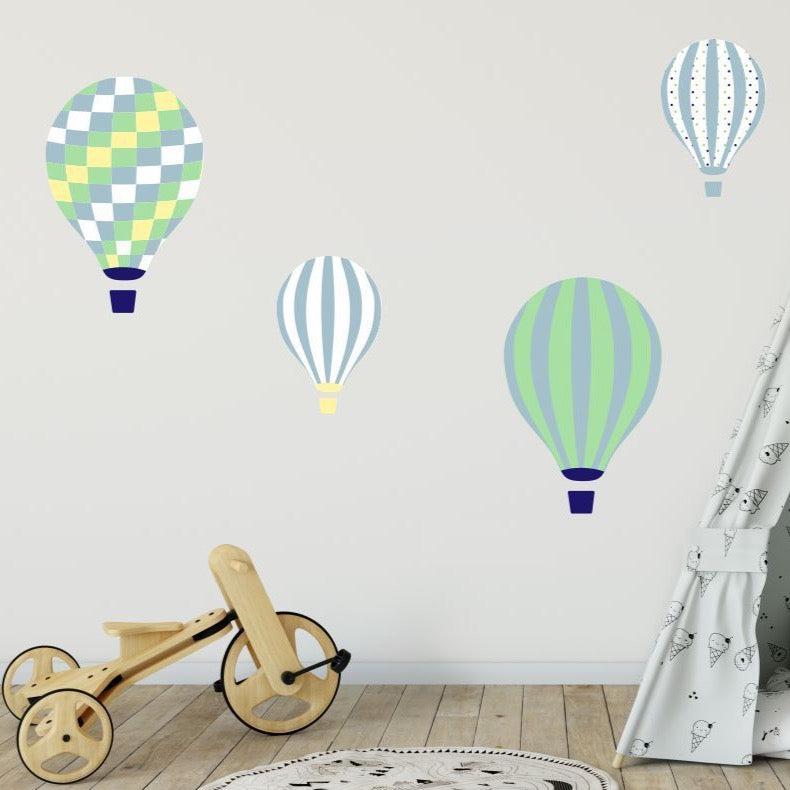 Hot Air Balloon wall stickers - Boys