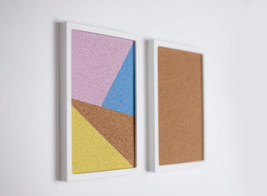 Rectangular Cork Pink Board - Printed-Ma Petite