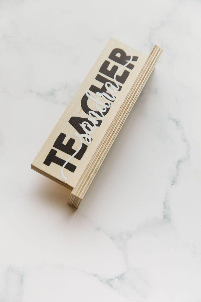 Teacher Desk plaque-Ma Petite