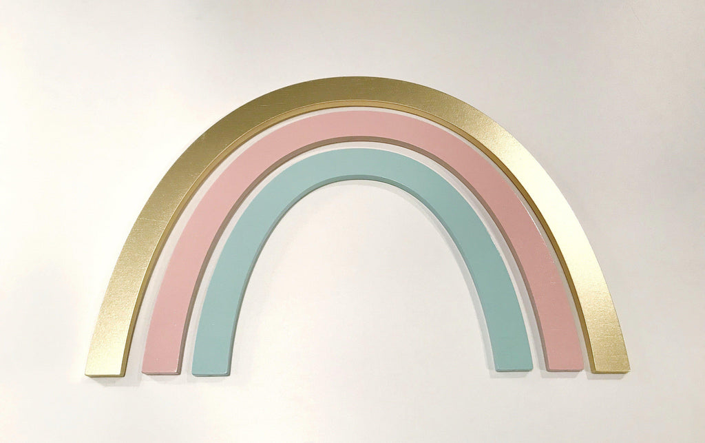 Wooden Rainbow (Round) - wall mounted